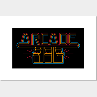 Vintage Arcade Posters and Art
